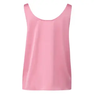 Women's Round Neck Satin Finish Tank Top COMMA image-1