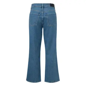 Women's Light-Wash High-Waisted Straight Jeans COMMA image-1