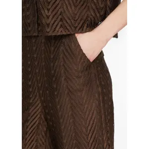 Wide Leg Trousers in Fine Lace for Women COMMA image-3