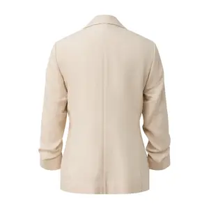 Draped 3/4 Sleeve Blazer Women COMMA image-1