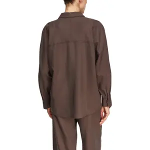 Women's Oversized Lyocell Shirt with Dropped Shoulders COMMA image-5