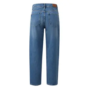 Womens Loose & Relaxed Ankle Length Distressed Jeans COMMA image-1