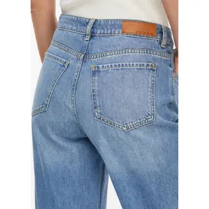 High-Waisted Five-Pocket Wide Leg Jeans for Women COMMA image-3