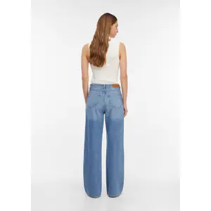 High-Waisted Five-Pocket Wide Leg Jeans for Women COMMA image-4