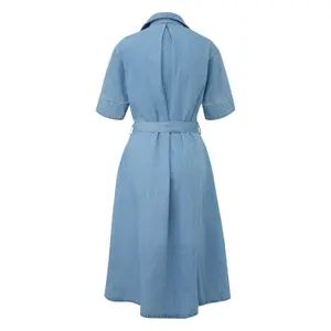 Robe in jeans con cintura removibile donna COMMA image-1