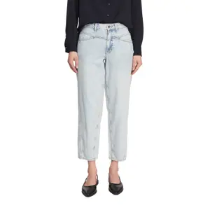 Women's Denim Loose & Relaxed Ankle Jeans with Stitching COMMA image-2