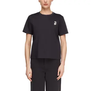 Women's Stone Flower Placement T-shirt COMMA image-2