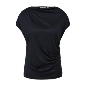 Sophisticated Draped Collar Fluid T-Shirt Women COMMA image-0