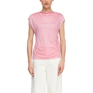 Women's Draped Neck Fluid Jersey Vest COMMA image-2