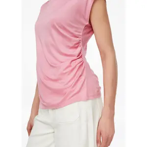 Women's Draped Neck Fluid Jersey Vest COMMA image-3