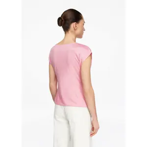 Women's Draped Neck Fluid Jersey Vest COMMA image-4