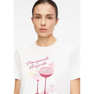 Classic Jersey Casual T-Shirt Women's COMMA Vacanza image-3