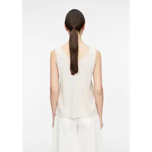 Women's Jersey Tank Top with Stitching COMMA image-4