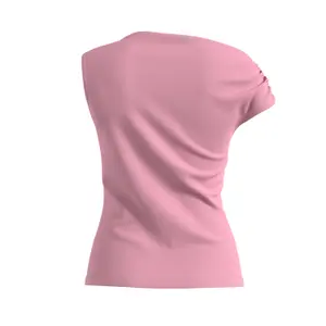 Fluid Asymmetric Draped Neck Tank Top Women COMMA image-1