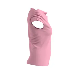 Fluid Asymmetric Draped Neck Tank Top Women COMMA image-6