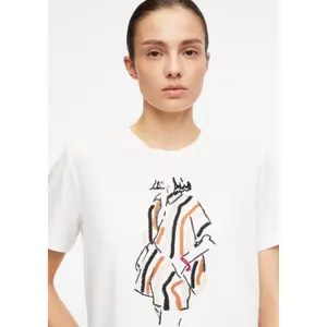 Women's Classic Fit Jersey T-Shirt COMMA 01E6 image-3