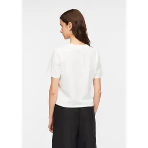 Women's Classic Fit Cotton T-Shirt COMMA 01E6 image-4