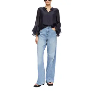 Women's Tencel Blouse with Ruffled Sleeves COMMA image-6