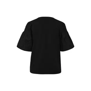 Women's Round Neck Jersey T-Shirt COMMA Smock image-1