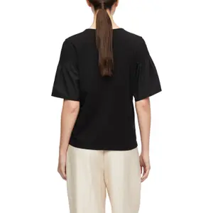 Women's Round Neck Jersey T-Shirt COMMA Smock image-5