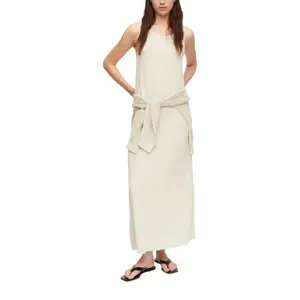 Textured Jersey Sleeveless Maxi Dress Women COMMA image-6