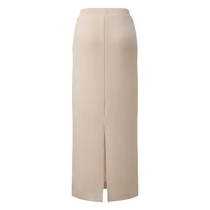 Women’s Fitted Fine Knit Long Skirt with Elasticated Waist COMMA image-1