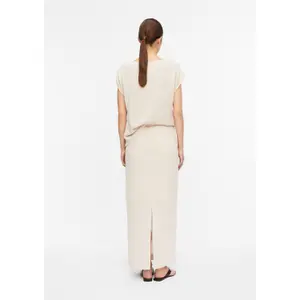 Women’s Fitted Fine Knit Long Skirt with Elasticated Waist COMMA image-4