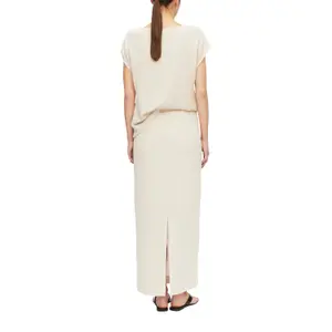 Women’s Fitted Fine Knit Long Skirt with Elasticated Waist COMMA image-5
