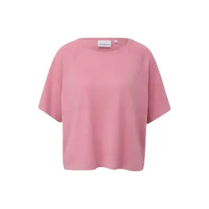 Elegant Short Sleeve Crew Neck Top for Women COMMA image-0