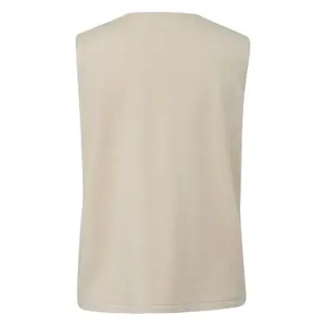 Women’s Sleeveless Shimmering Reflective Turtleneck Top COMMA image-1