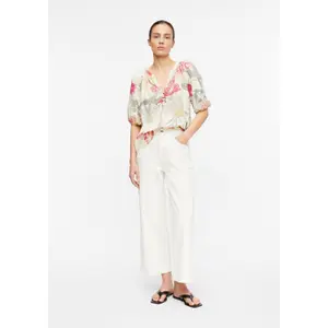 Abstract Print Tunic Collar Blouse Women COMMA image-6