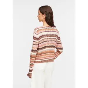 Women's Knitted Cardigan with Ruffle Details COMMA image-4