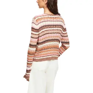 Women's Knitted Cardigan with Ruffle Details COMMA image-5