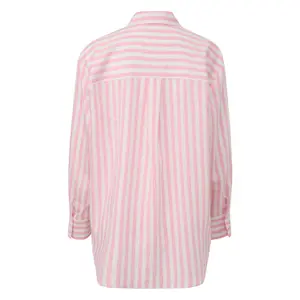 Striped Viscose Blend Shirt Collar Women's Shirt COMMA image-1