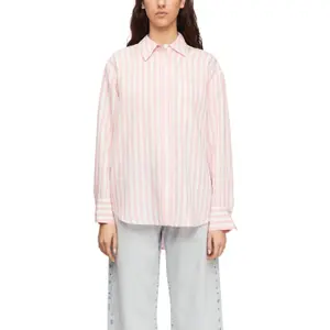 Striped Viscose Blend Shirt Collar Women's Shirt COMMA image-2