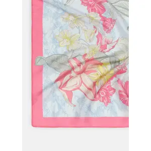 Women's Silk Blend Printed Scarf COMMA image-5