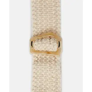 Woven PU Leather Elastic Belt with Decorative Buckle for Women COMMA image-2