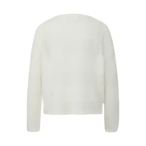 Harmonious Stripe Blend Round Neck Jumper Women COMMA image-1