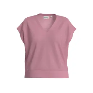 Light Linen Blend Short Sleeve V-Pull Women COMMA image-4