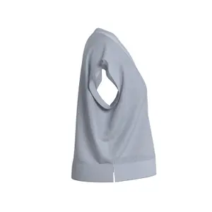 Light Linen Blend Short Sleeve V-Pull Women COMMA image-4