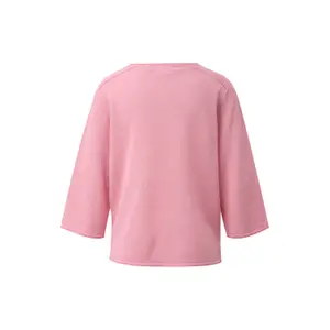 Stretchy Fabric T-Shirt for Women COMMA image-1