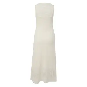 Women’s Sleeveless Long Crochet Knit Dress COMMA image-1