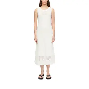 Women’s Sleeveless Long Crochet Knit Dress COMMA image-2