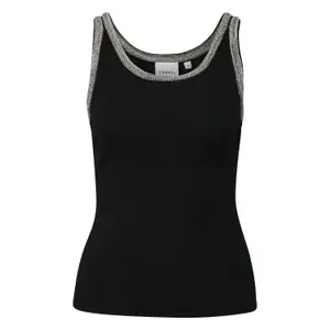 Bohemian Patterned Mesh Tank Top Women's COMMA image-0