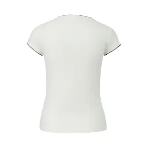 Women's Contrast Crochet Neck T-Shirt COMMA image-1