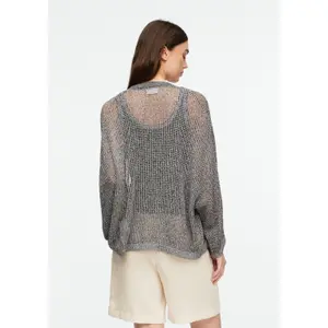 Lightweight Openwork Knit Cardigan Ladies COMMA image-4