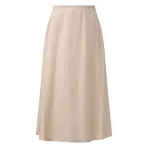 Women's A-Line Midi Skirt in Woven Fabric COMMA image-0