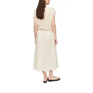 Women's A-Line Midi Skirt in Woven Fabric COMMA image-5