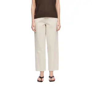 Womens Mid-Rise Loose & Relaxed Wash Jeans COMMA image-2