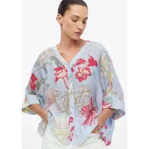 Printed Viscose Blouse Women's COMMA image-3